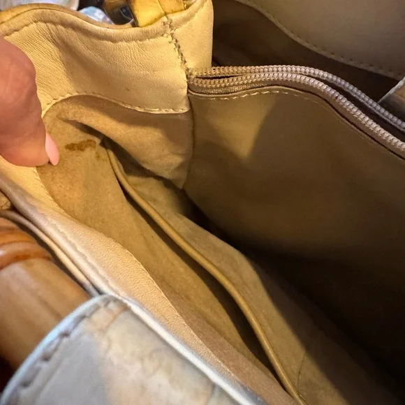 Brahmin Cecelia Croc-Embossed Bag with Bamboo Handles - Picture 15 of 16